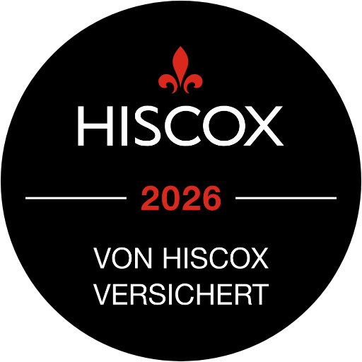 Siegel: Von Hiscox versichert, 2026